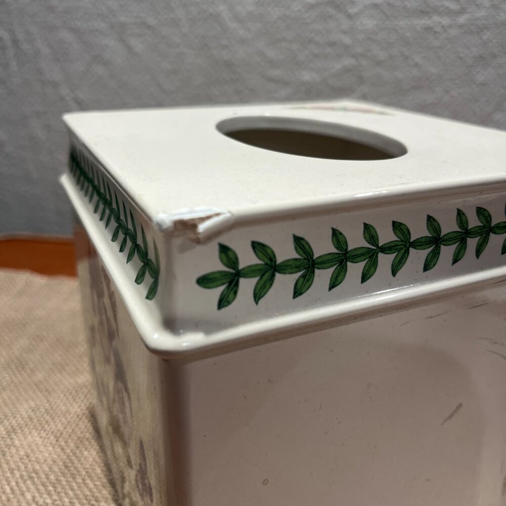 Vintage Botanic Garden Floral Tissue Box Cover Cottagecore Shabby Chic - Picture 5 of 9